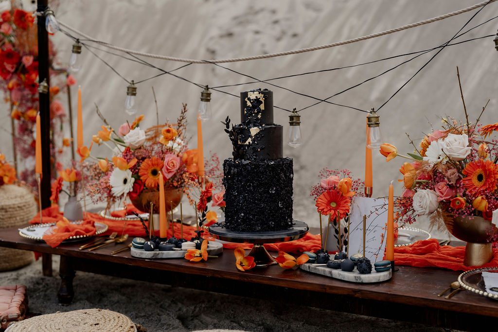 Hochzeitstorte, Sweettable, Weddingcake, Blattgold, modern, Artcake